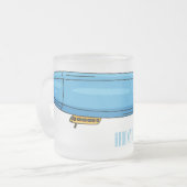 Cartoon Mattglastasse (Vorderseite Links)