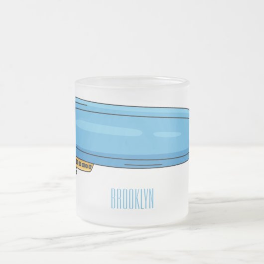 Cartoon Mattglastasse (Mittel)