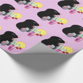 Cartoon-Maulwurfcocktail Geschenkpapier (Ecke)