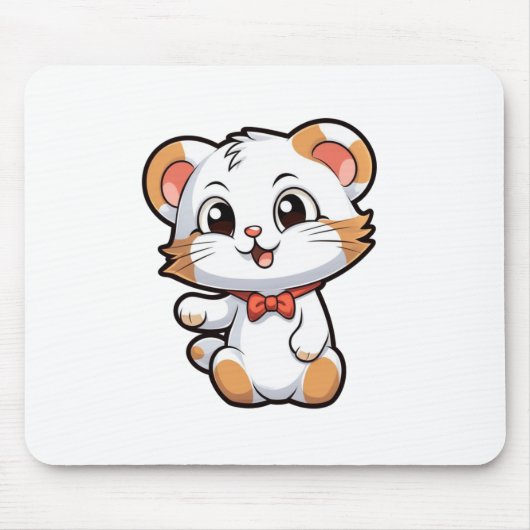 Cartoon-Mauszeiger Mousepad (Vorne)