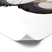 Cartoon-Mauszeiger Poster (Ecke)