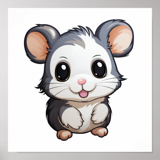 Cartoon-Mauszeiger Poster (Vorne)