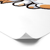 Cartoon-Mauszeiger Poster (Ecke)