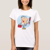 Cartoon Mechanischer T - Shirt (Vorderseite)