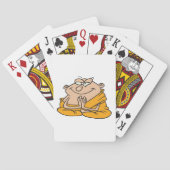 Cartoon Meditationsleiter Spielkarten (Rückseite)