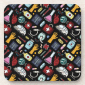 Cartoon Medizinstudium Getränkeuntersetzer (Vorderseite)