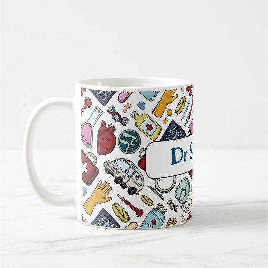 Cartoon Medizinstudium Kaffeetasse (Links)