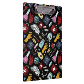 Cartoon Medizinstudium Klemmbrett (Rechts)