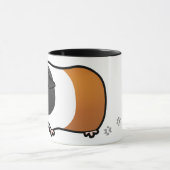 Cartoon-Meerschweinchen (glattes Haar) Tasse (Zentrum)