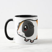 Cartoon-Meerschweinchen (glattes Haar) Tasse (Links)