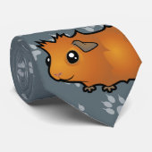 Cartoon-Meerschweinchen (schäbig) Krawatte (Gerollt)