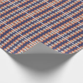 Cartoon mehrerer Schwäne, die Poster fliegen Geschenkpapier (Ecke)