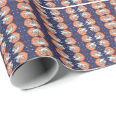 Cartoon mehrerer Schwäne, die Poster fliegen Geschenkpapier (Rolleneckpunkt)