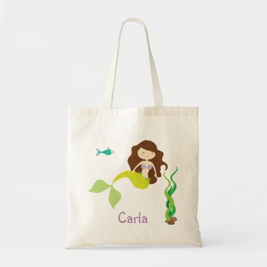 Cartoon Mermaid Leckerei Bag Tragetasche (Vorne)