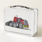 Cartoon Metall Brotdose (Rückseite)