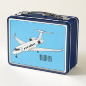 Cartoon Metall Brotdose (Rückseite)