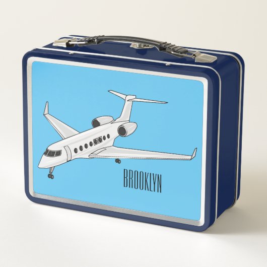 Cartoon Metall Brotdose (Rückseite)