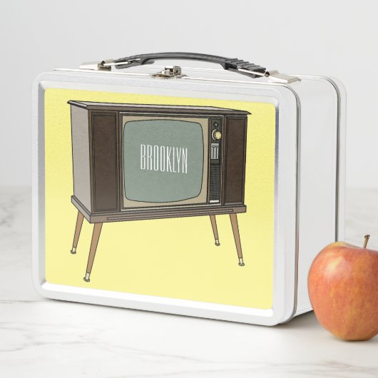 Cartoon Metall Brotdose (Beispiel)