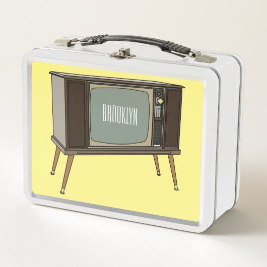 Cartoon Metall Brotdose (Vorderseite)