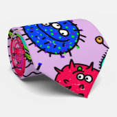 Cartoon-mikroskopische Krawatte (Gerollt)