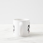 Cartoon Milchkühe Espresso Tasse (Rückseite)