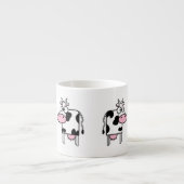 Cartoon Milchkühe Espresso Tasse (Vorderseite)