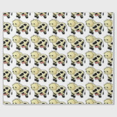 Cartoon Milchkühe Geschenkpapier (Flach)