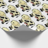 Cartoon Milchkühe Geschenkpapier (Ecke)