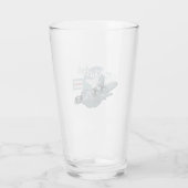 Cartoon-Militärflugzeug Glas (Rückseite)