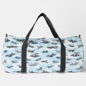 Cartoon-Militärflugzeuge Duffle Bag (Vorderseite)