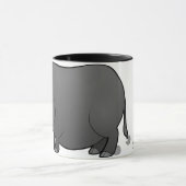 Cartoon-Miniatur-Schwein Tasse (Zentrum)