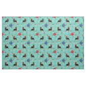 Cartoon Miniature Pinscher Stoff (Fat Quarter (45,7 x 55,9 cm))