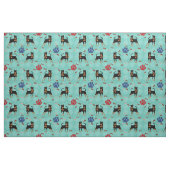 Cartoon Miniature Pinscher Stoff (Fat Quarter (45,7 x 55,9 cm))