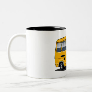 Cartoon Minibus Zweifarbige Tasse
