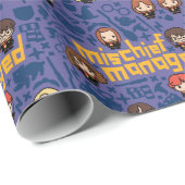 Cartoon "MISCHIEF MANAGED™" Grafik Geschenkpapier (Rolleneckpunkt)