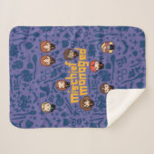 Cartoon "MISCHIEF MANAGED™" Grafik Sherpadecke (Vorderseite (Horizontal))