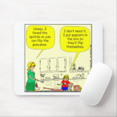 Cartoon mit 311 Popcornpfannkuchen Mousepad (Mit Mouse)