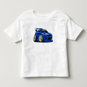 Cartoon mit blauer Muskelkraft - Rückfärbung wä Kleinkind T-shirt