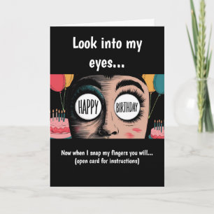 Cartoon mit Geburtstag Karte