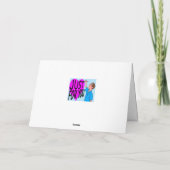 Cartoon mit Get Well Message Card Karte (Rückseite)