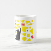 Cartoon mit Kaffee oder Tee-Tasse Kaffeetasse (Mittel)