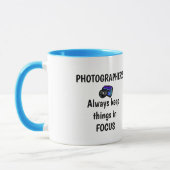 Cartoon mit Kamera-Tasse Tasse (Links)