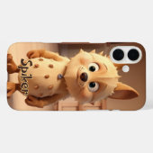 Cartoon Mit Monogramm Case - Mate iPhone (Rückseite (Horizontal))