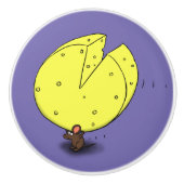 Cartoon mit niedlicher Maus Keramikknauf (Vorderseite)