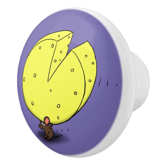 Cartoon mit niedlicher Maus Keramikknauf (Rechts)