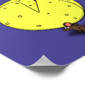 Cartoon mit niedlicher Maus Poster (Ecke)
