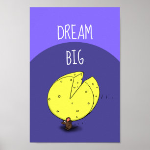 Cartoon mit niedlicher Maus Poster