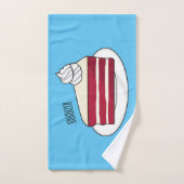 Cartoon mit Rotsamt Badhandtuch Set (Handtuch)