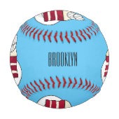 Cartoon mit Rotsamt Baseball (Vorderseite)