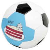 Cartoon mit Rotsamt Fußball (Dreiviertel)